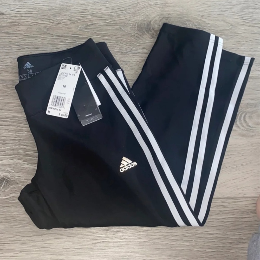 Black adidas climalite leggings